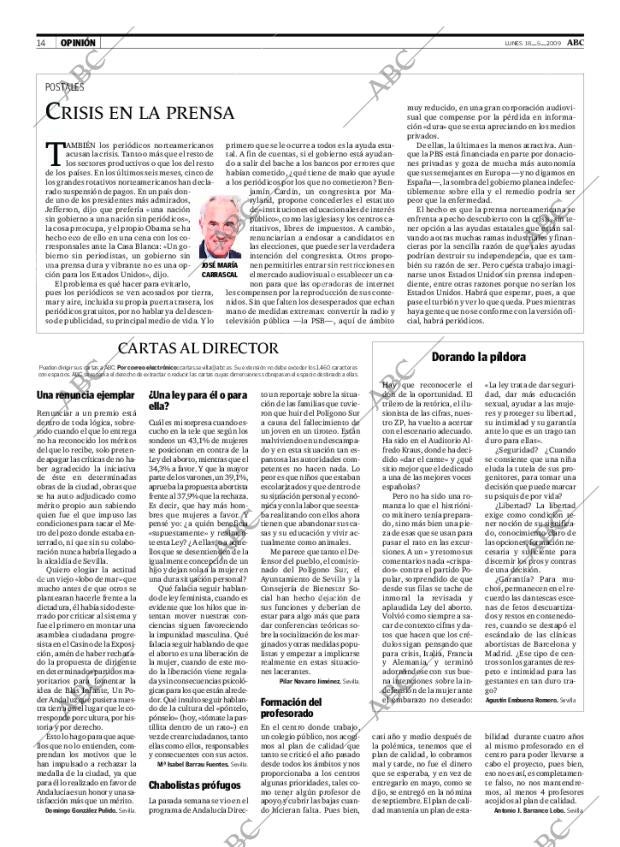 ABC SEVILLA 18-05-2009 página 14