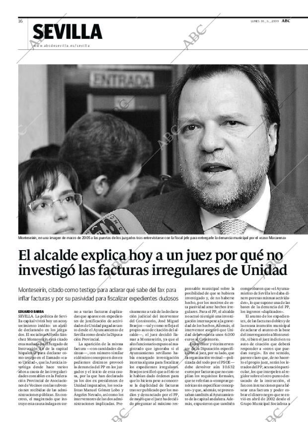 ABC SEVILLA 18-05-2009 página 16