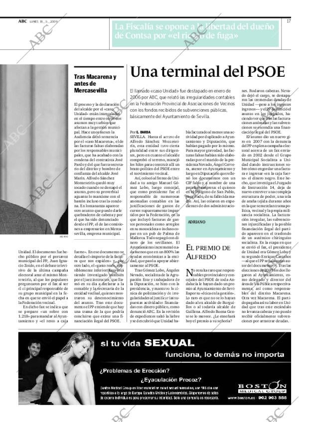 ABC SEVILLA 18-05-2009 página 17