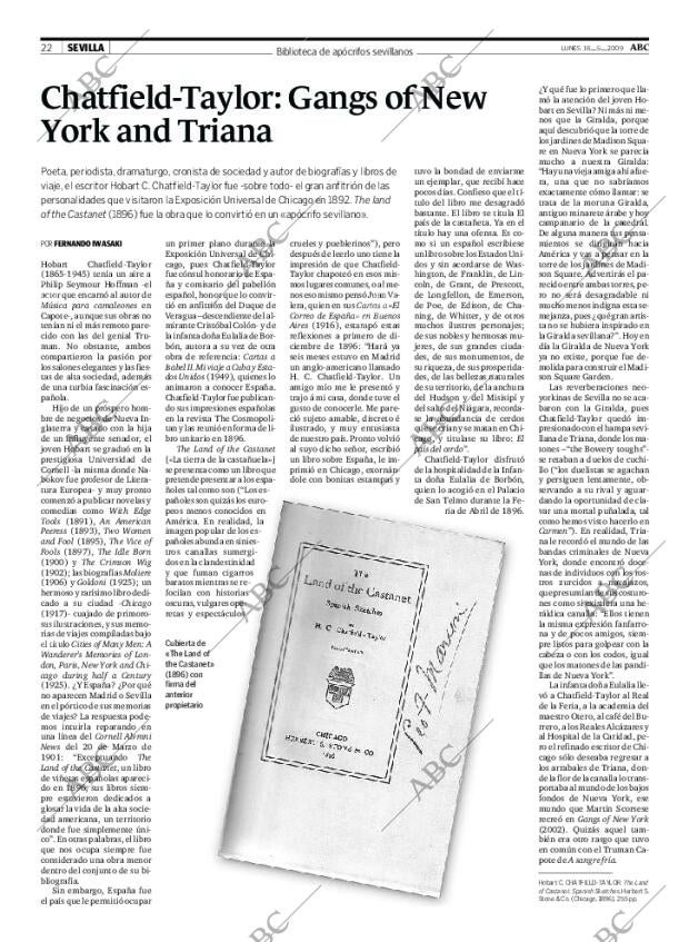 ABC SEVILLA 18-05-2009 página 22