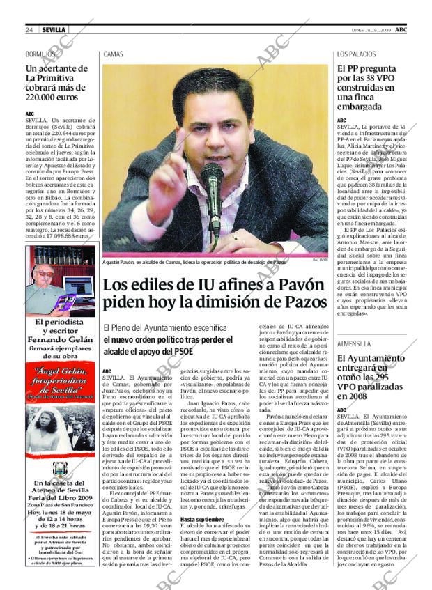 ABC SEVILLA 18-05-2009 página 24