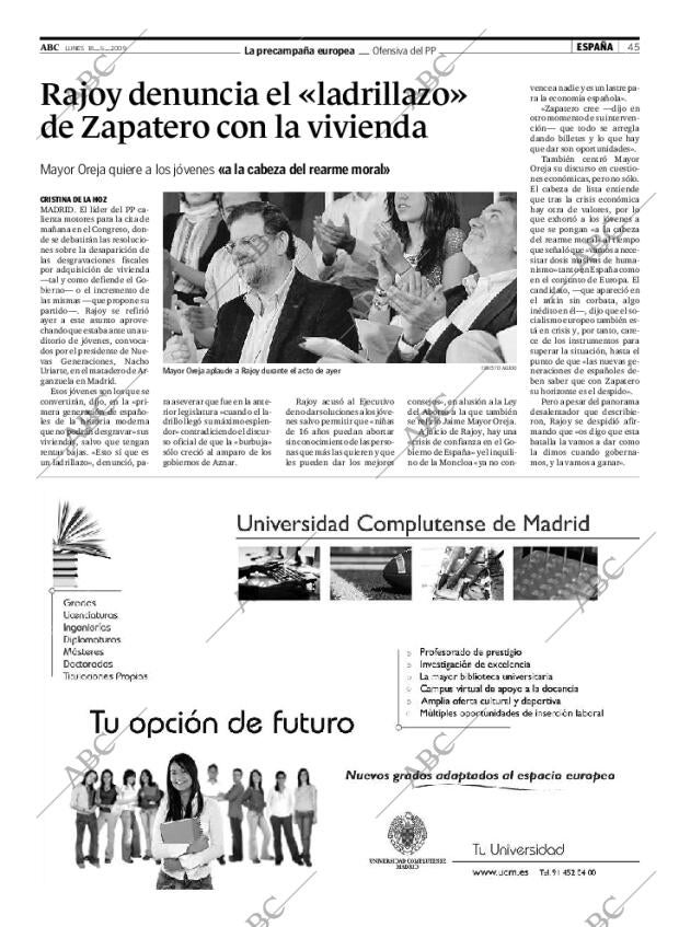 ABC SEVILLA 18-05-2009 página 45