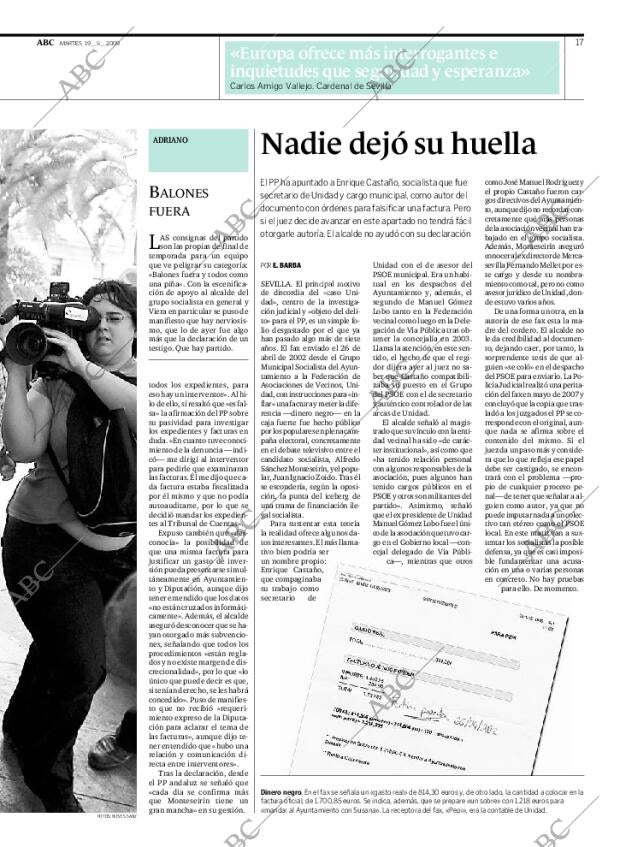 ABC SEVILLA 19-05-2009 página 17