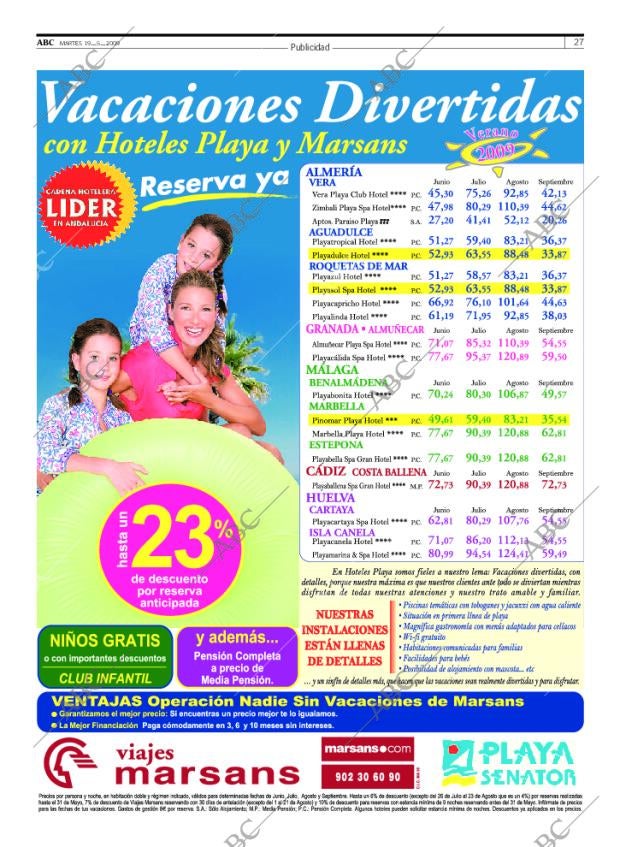 ABC SEVILLA 19-05-2009 página 27