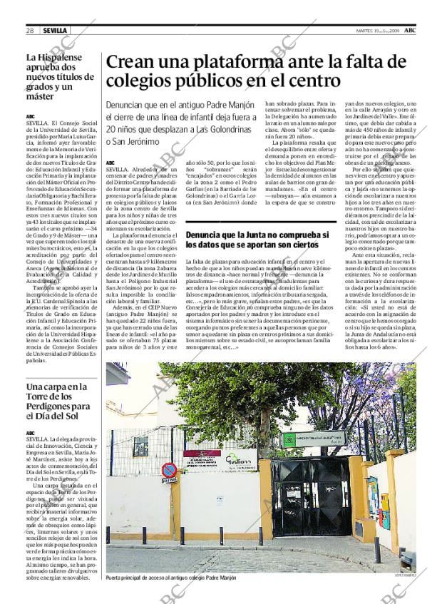 ABC SEVILLA 19-05-2009 página 28