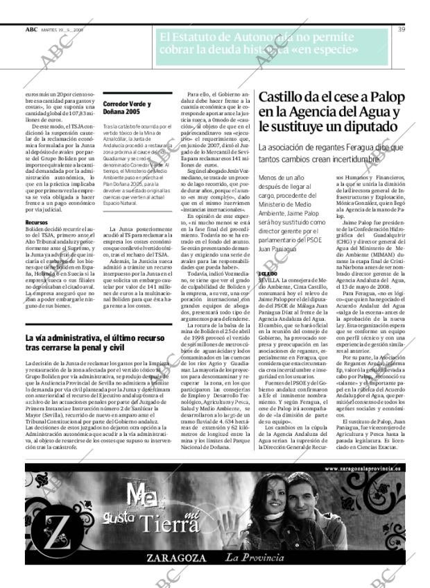 ABC SEVILLA 19-05-2009 página 39