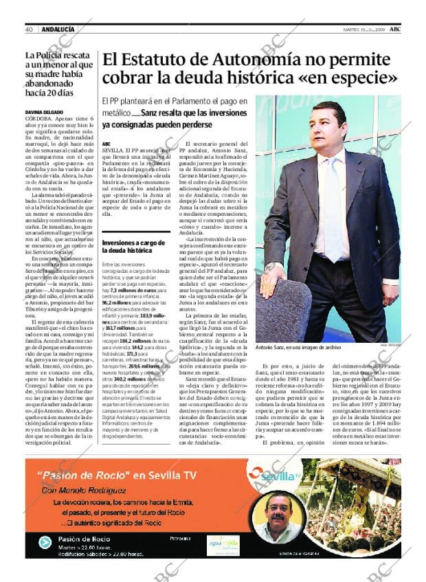 ABC SEVILLA 19-05-2009 página 40