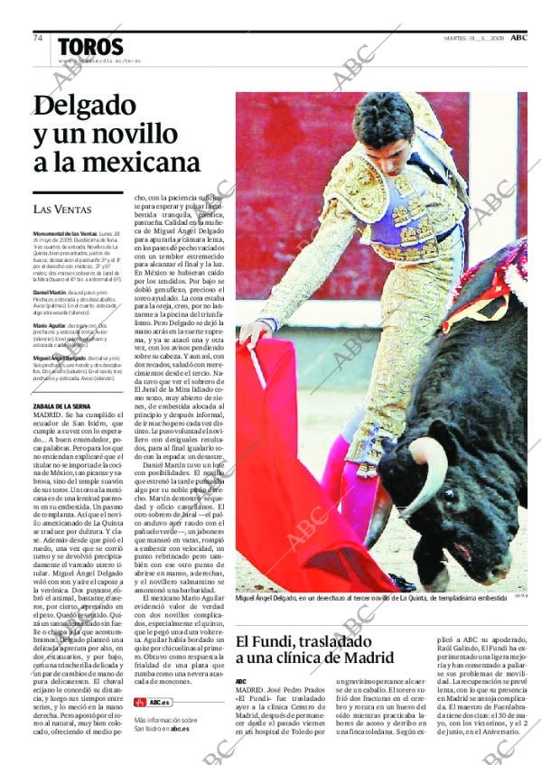 ABC SEVILLA 19-05-2009 página 74