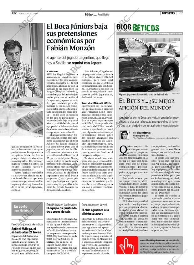 ABC SEVILLA 19-05-2009 página 87