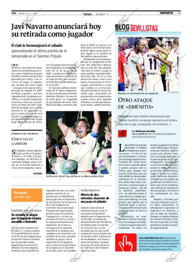 ABC SEVILLA 19-05-2009 página 89