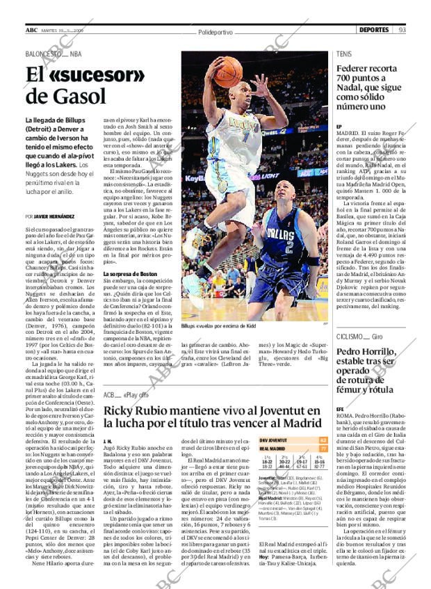 ABC SEVILLA 19-05-2009 página 93