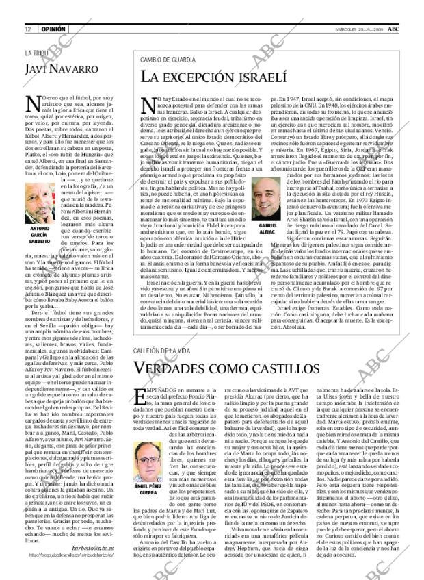 ABC SEVILLA 20-05-2009 página 12
