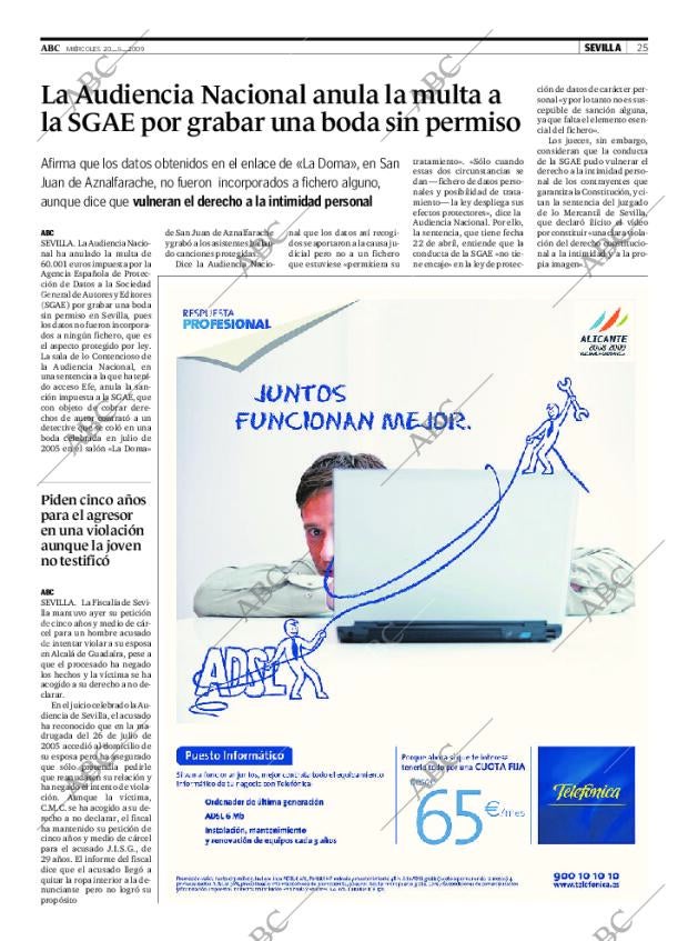 ABC SEVILLA 20-05-2009 página 25