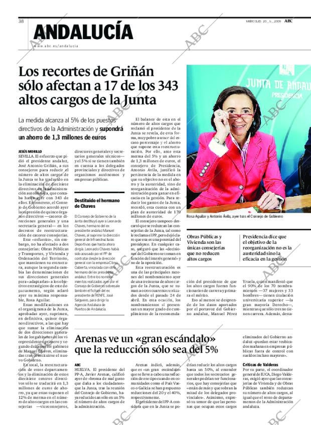ABC SEVILLA 20-05-2009 página 38