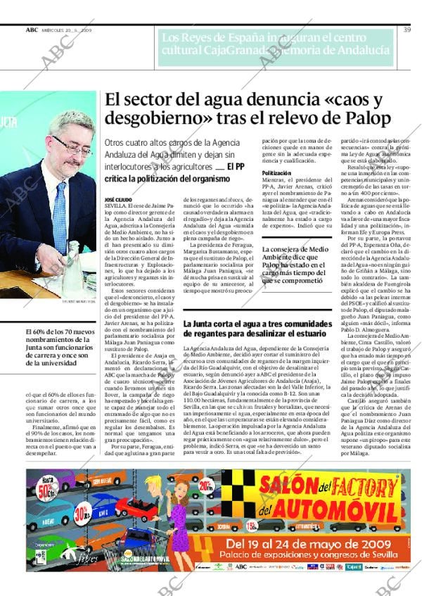 ABC SEVILLA 20-05-2009 página 39
