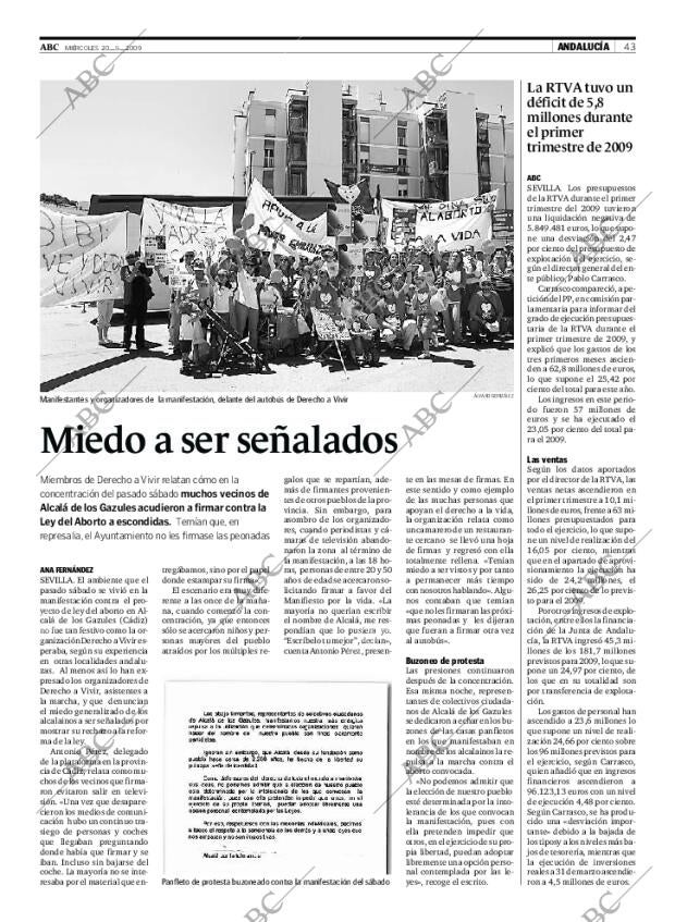 ABC SEVILLA 20-05-2009 página 43