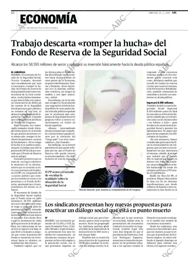 ABC SEVILLA 20-05-2009 página 60