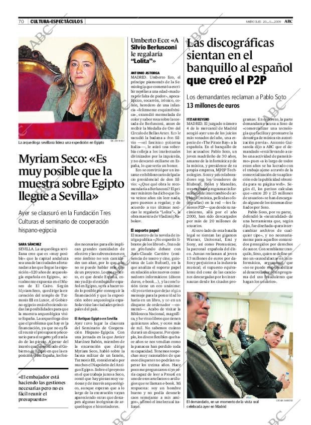 ABC SEVILLA 20-05-2009 página 70