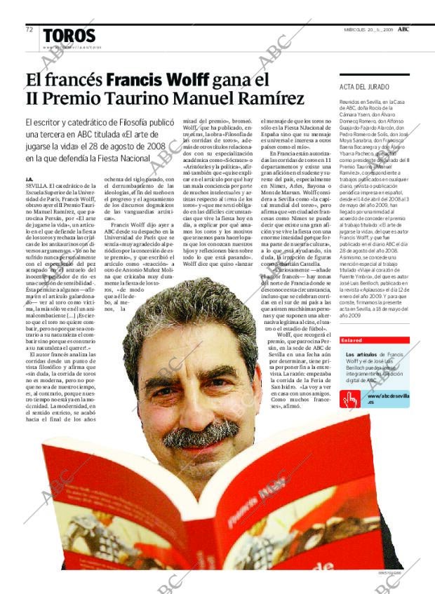 ABC SEVILLA 20-05-2009 página 72
