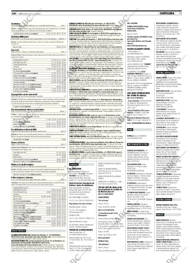 ABC SEVILLA 20-05-2009 página 75