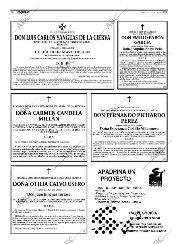 ABC SEVILLA 20-05-2009 página 76