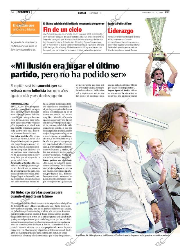 ABC SEVILLA 20-05-2009 página 84