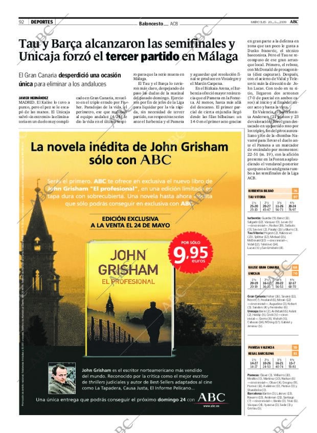 ABC SEVILLA 20-05-2009 página 92