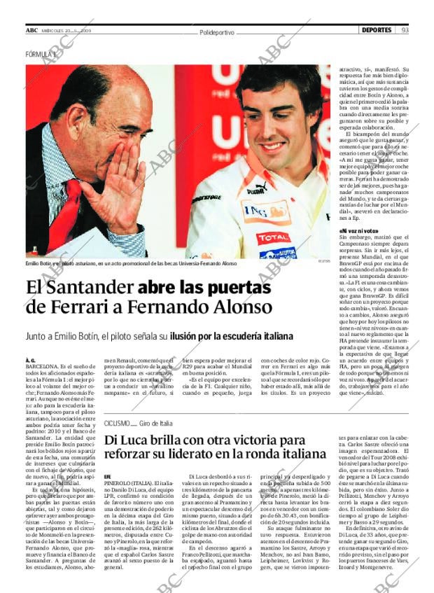 ABC SEVILLA 20-05-2009 página 93