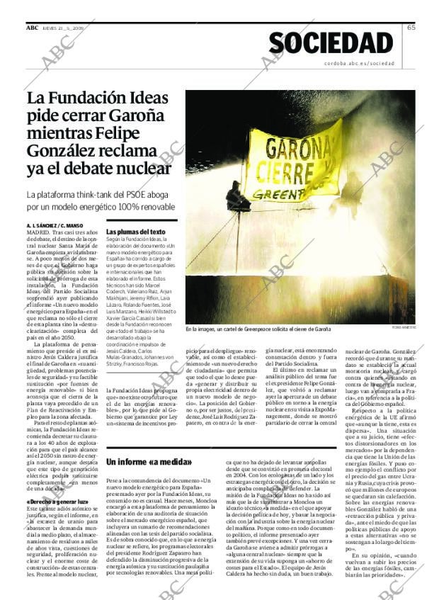ABC CORDOBA 21-05-2009 página 65
