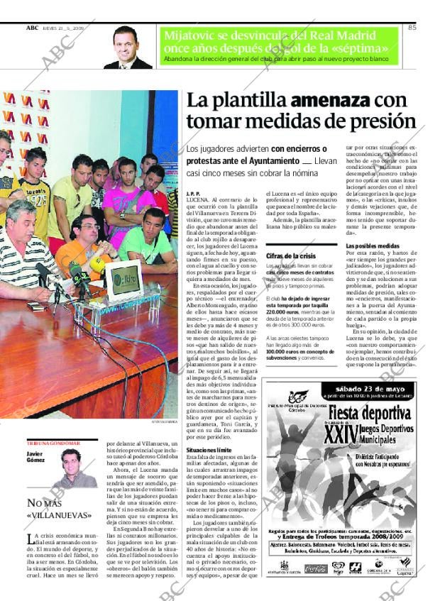 ABC CORDOBA 21-05-2009 página 85