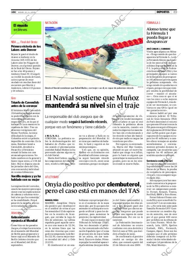 ABC CORDOBA 21-05-2009 página 89