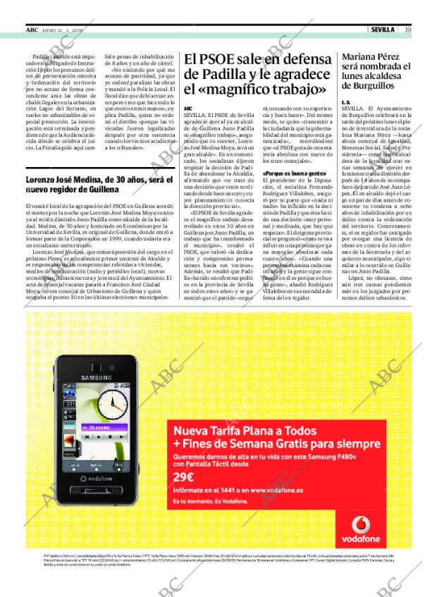 ABC SEVILLA 21-05-2009 página 19