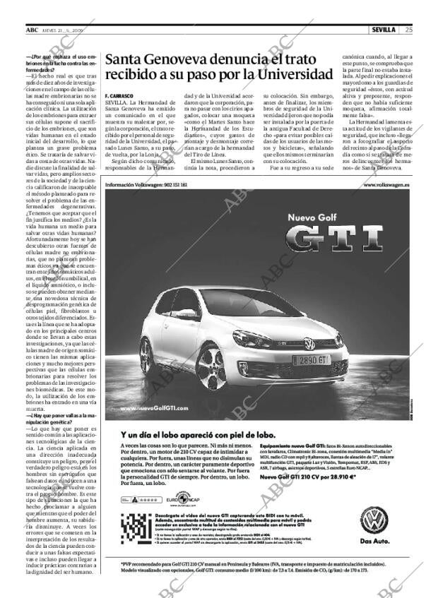 ABC SEVILLA 21-05-2009 página 25