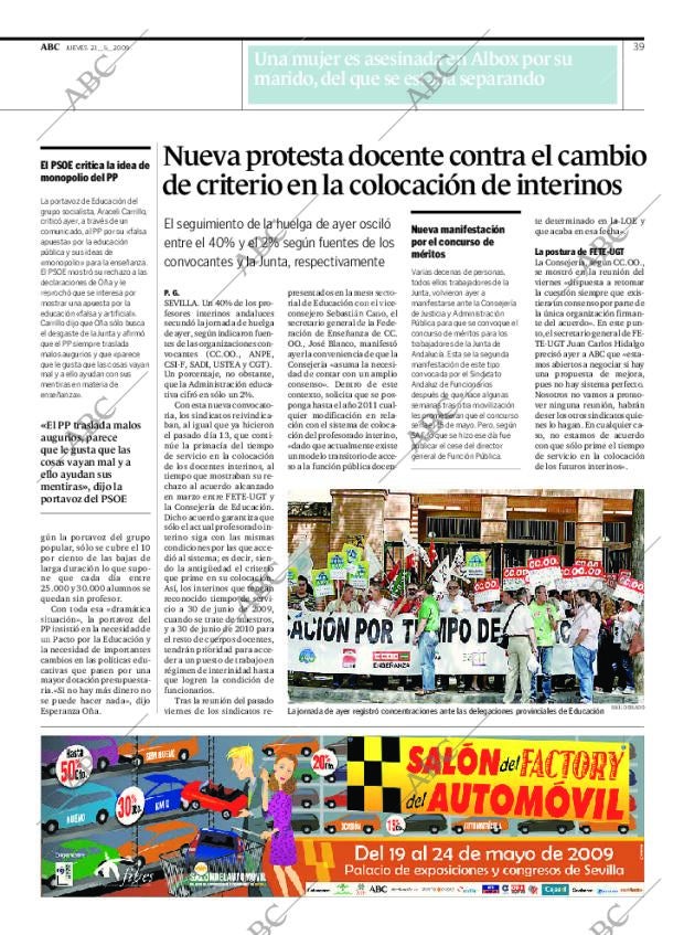 ABC SEVILLA 21-05-2009 página 39