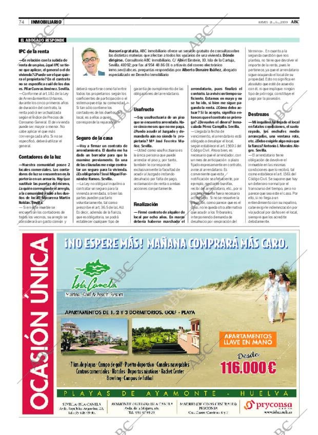 ABC SEVILLA 21-05-2009 página 74