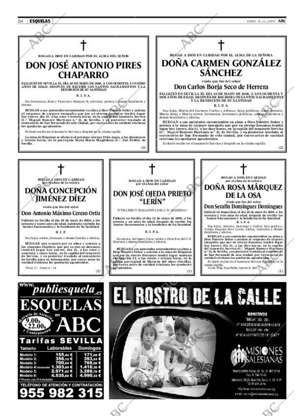 ABC SEVILLA 21-05-2009 página 84