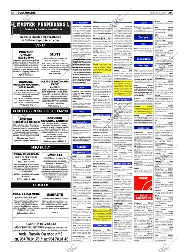 ABC SEVILLA 21-05-2009 página 88