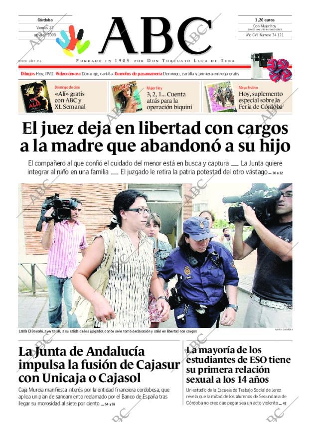 ABC CORDOBA 22-05-2009 página 1