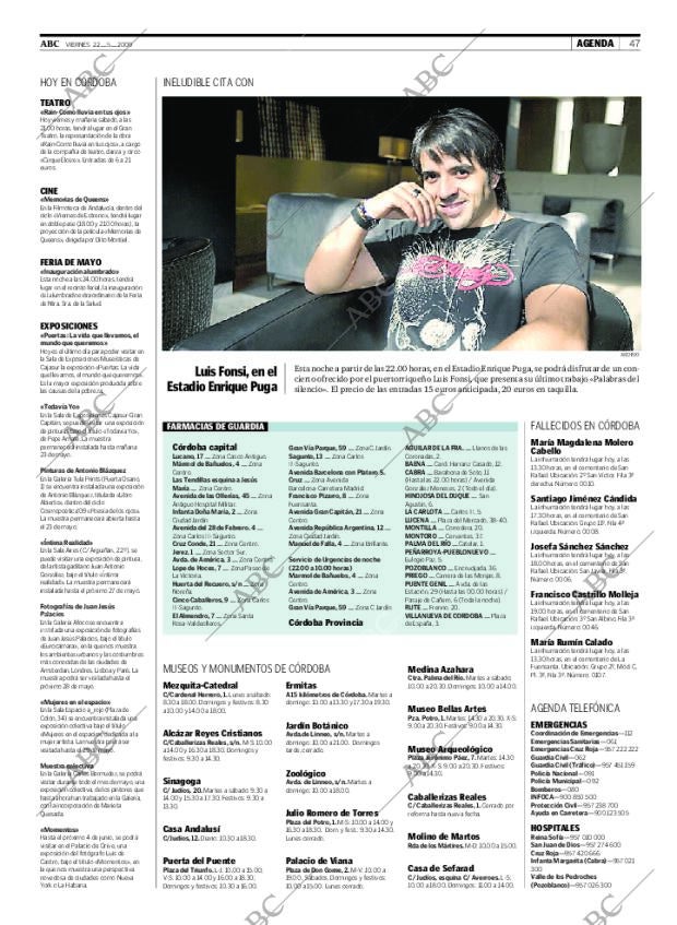 ABC CORDOBA 22-05-2009 página 47