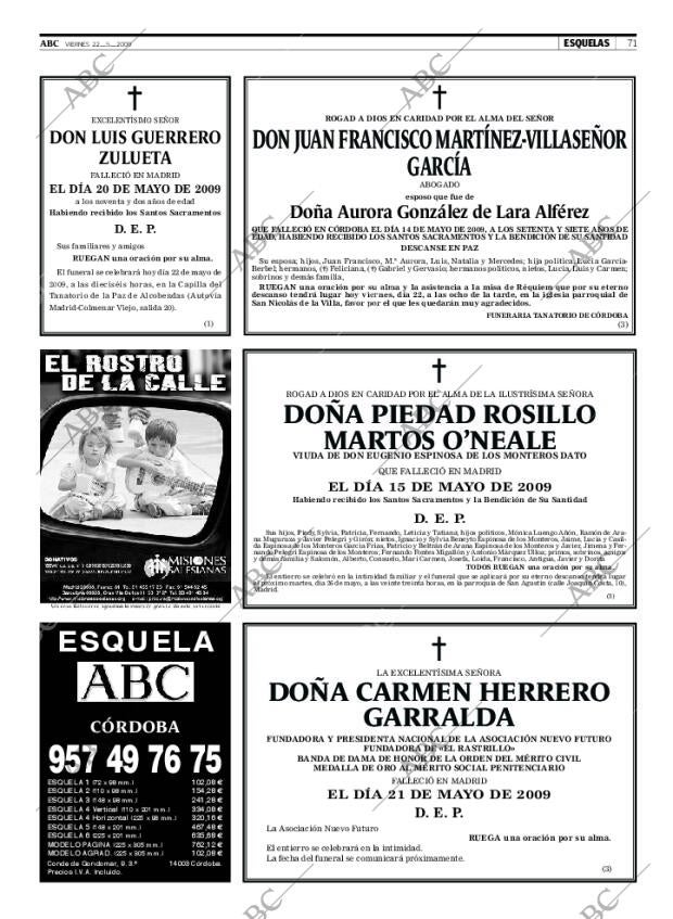 ABC CORDOBA 22-05-2009 página 71