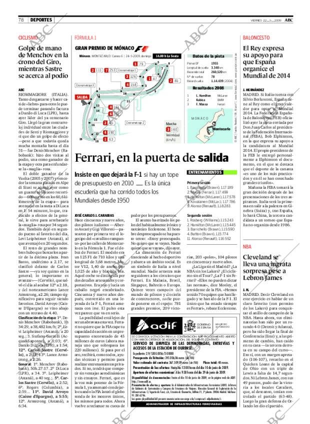ABC CORDOBA 22-05-2009 página 78