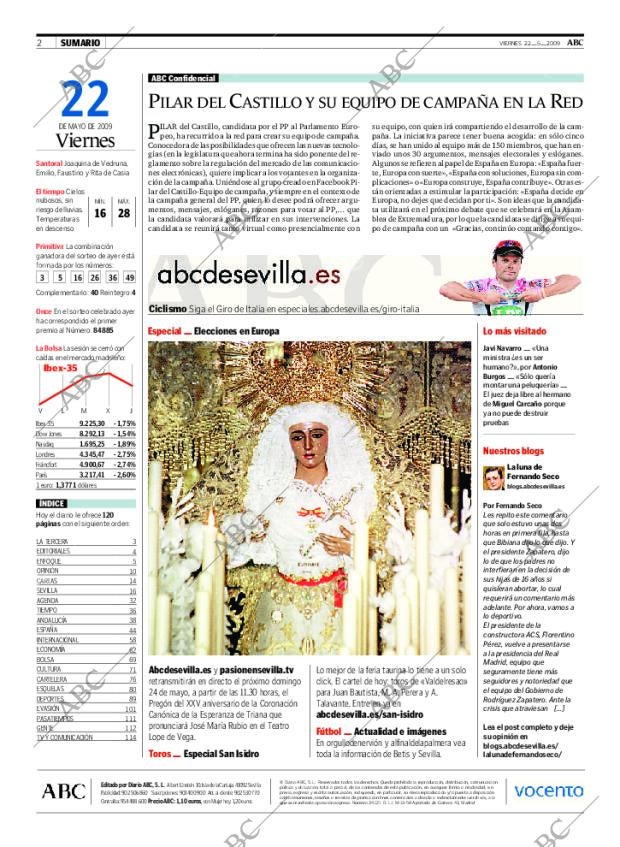 ABC SEVILLA 22-05-2009 página 2