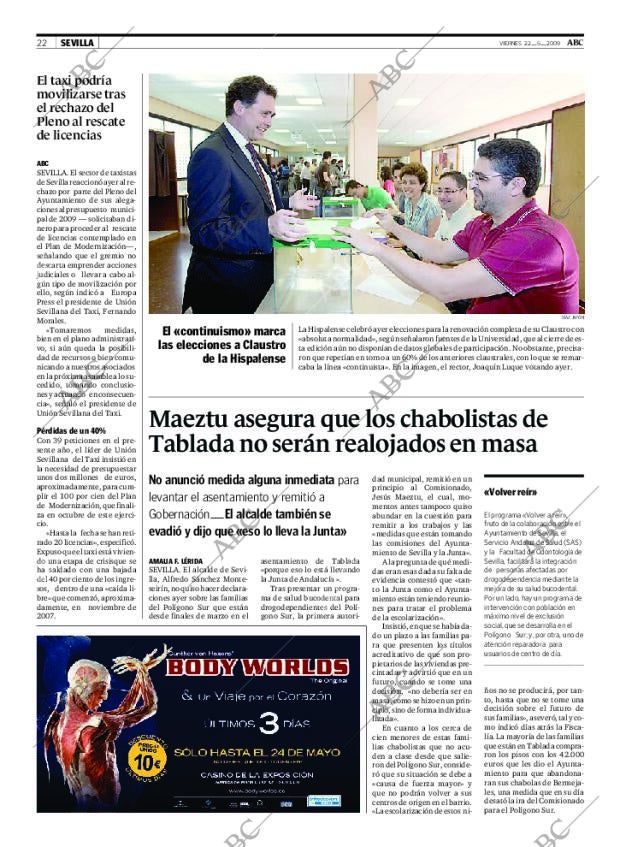ABC SEVILLA 22-05-2009 página 22