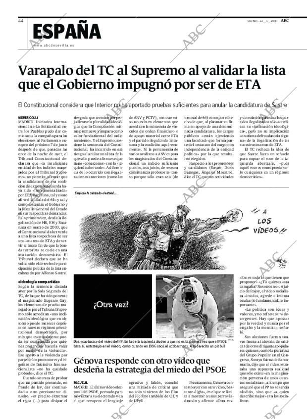 ABC SEVILLA 22-05-2009 página 44