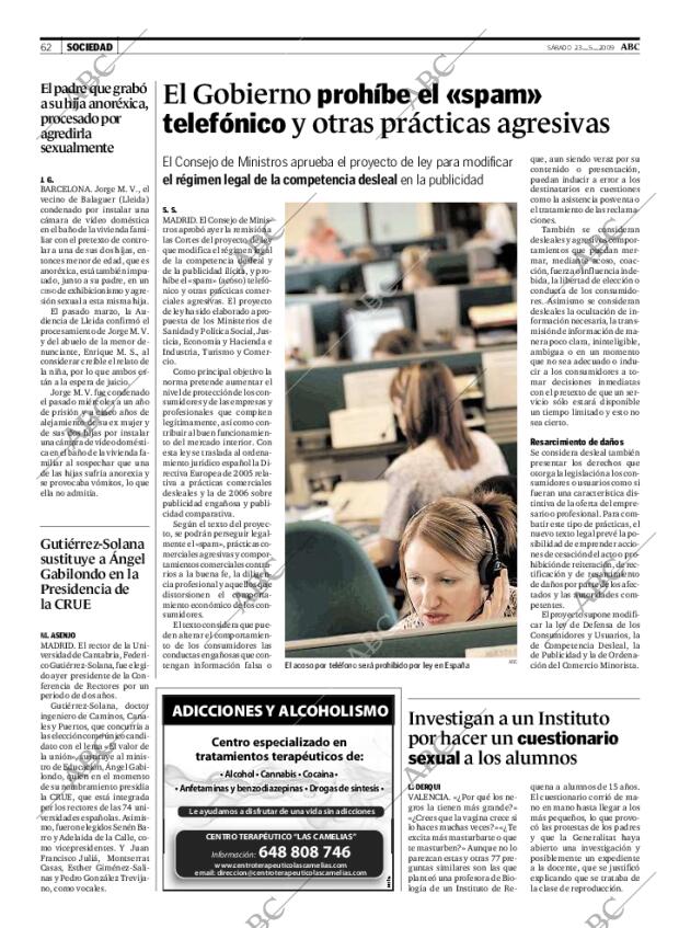 ABC MADRID 23-05-2009 página 62