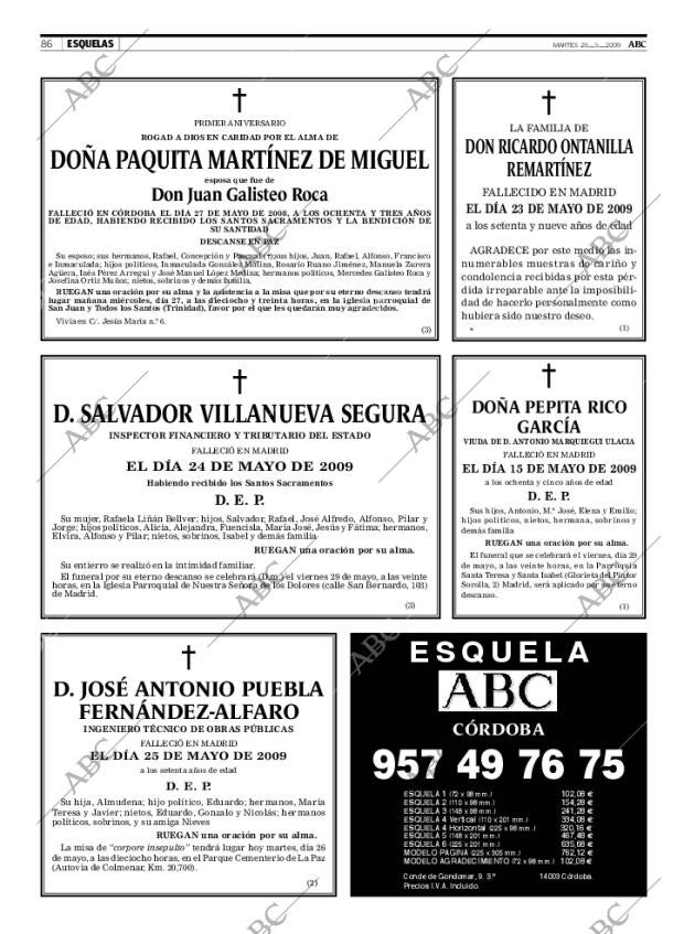 ABC CORDOBA 26-05-2009 página 86