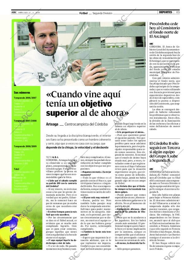 ABC CORDOBA 27-05-2009 página 85