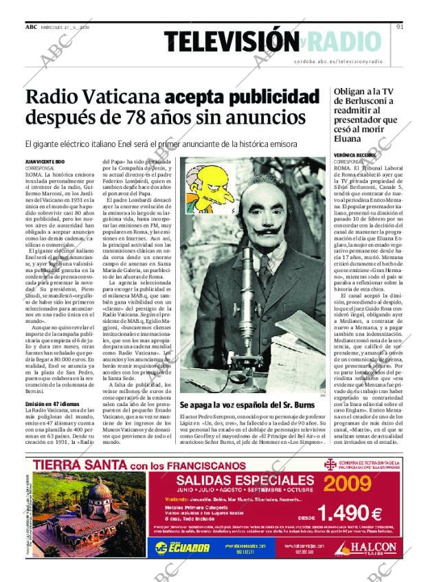 ABC CORDOBA 27-05-2009 página 91