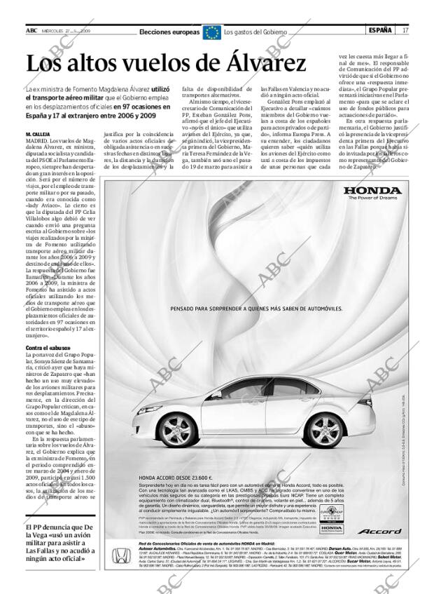 ABC MADRID 27-05-2009 página 17