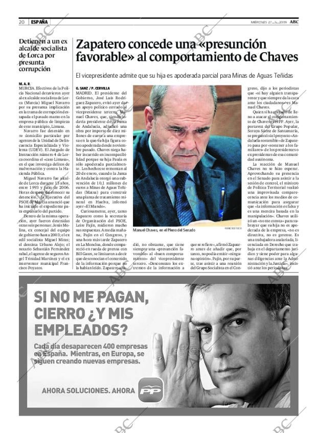 ABC MADRID 27-05-2009 página 20